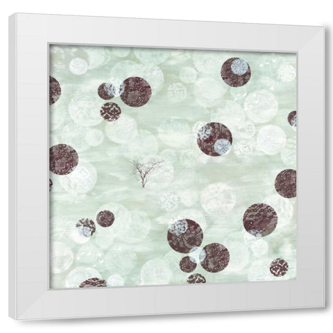 Flutterby I White Modern Wood Framed Art Print by Wood, Arleigh