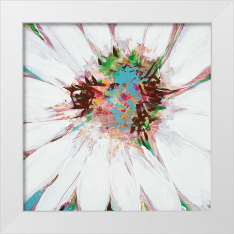 Centre Stage White Modern Wood Framed Art Print by Bernsen, Leslie