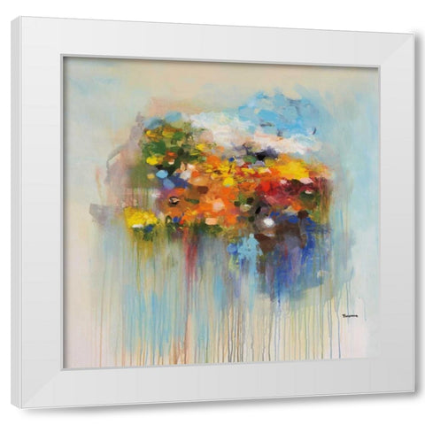 Fleeting Moment White Modern Wood Framed Art Print by Foreman, Brent