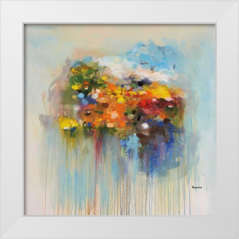 Fleeting Moment White Modern Wood Framed Art Print by Foreman, Brent