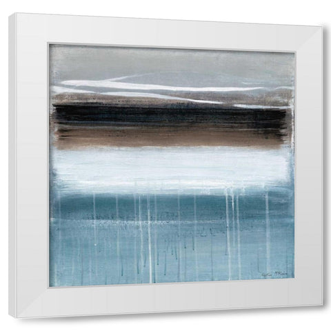 Landscape Memory I White Modern Wood Framed Art Print by McAlpine, Heather