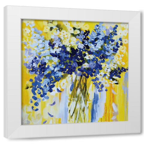 Rise and Shine White Modern Wood Framed Art Print by Brooks, Amanda J.