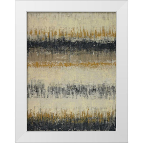 Horizons White Modern Wood Framed Art Print by Vindedzis, Rita