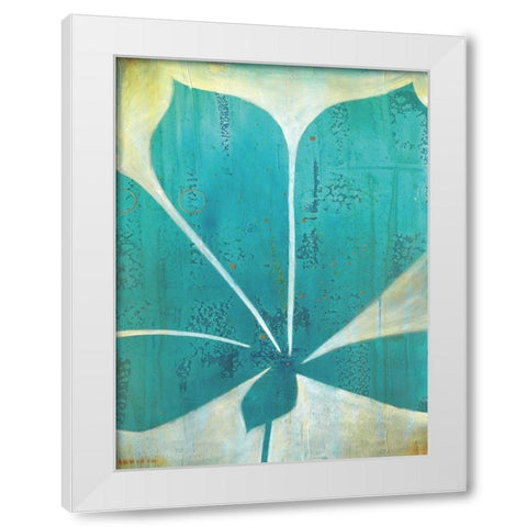 Foliation II White Modern Wood Framed Art Print by D Aguiar, Stacy