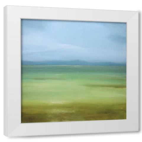 Coastal Beauty White Modern Wood Framed Art Print by Gold, Caroline