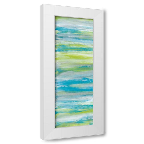 Blissful I White Modern Wood Framed Art Print by Vindedzis, Rita