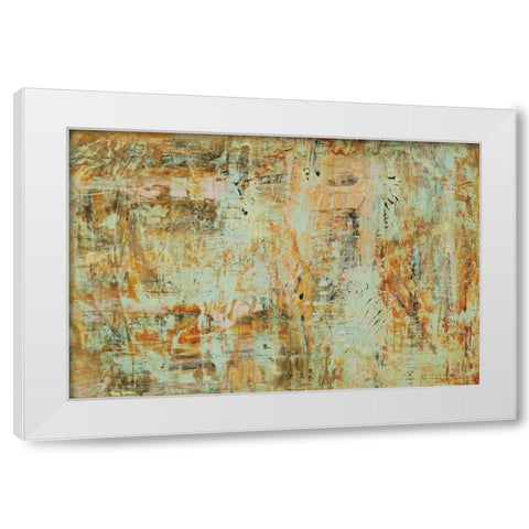 Riding The Dust I White Modern Wood Framed Art Print by Gutierrez, Hilario