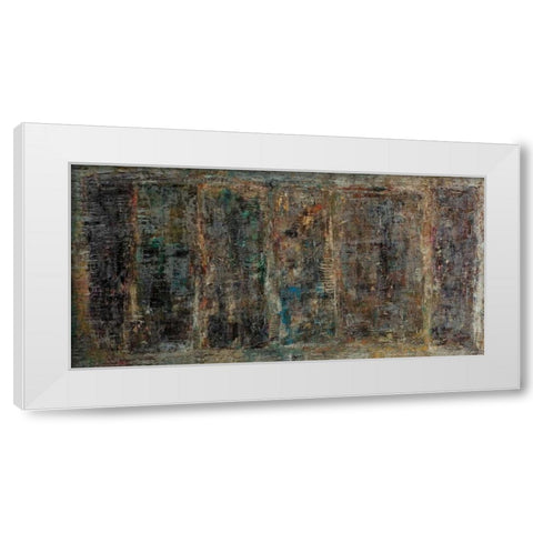 Thunder Rock White Modern Wood Framed Art Print by Gutierrez, Hilario