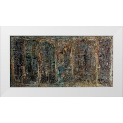 Thunder Rock White Modern Wood Framed Art Print by Gutierrez, Hilario