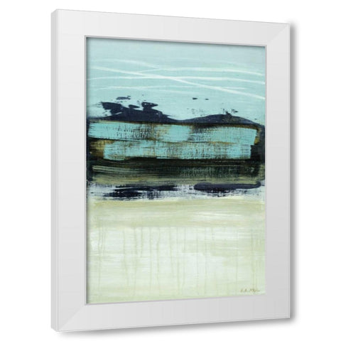 Sea Breeze White Modern Wood Framed Art Print by McAlpine, Heather