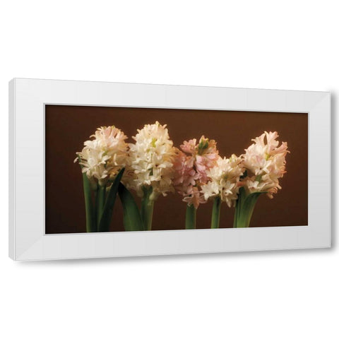 Garden Blooms White Modern Wood Framed Art Print by Pahl, Janel