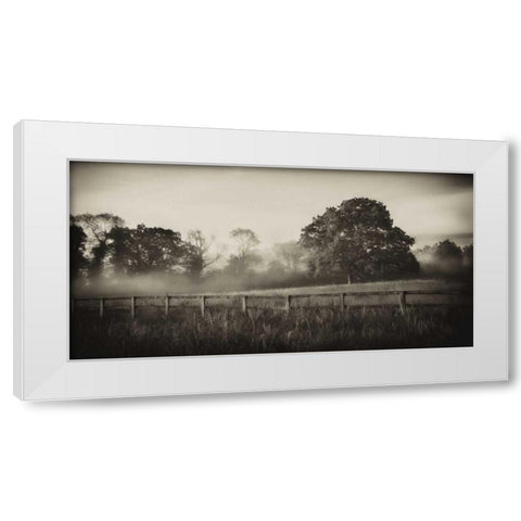 Foggy Day White Modern Wood Framed Art Print by Pahl, Janel