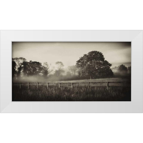 Foggy Day White Modern Wood Framed Art Print by Pahl, Janel