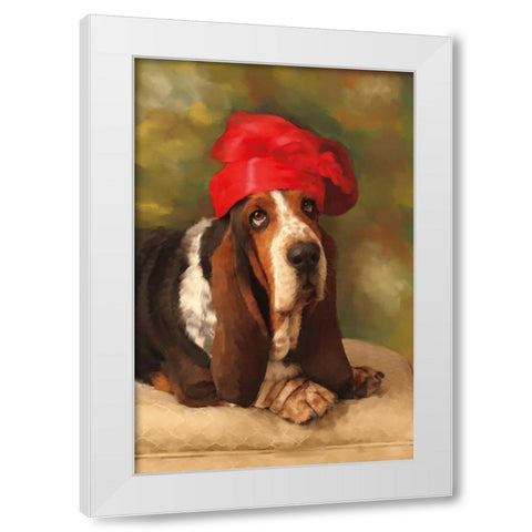 Lady Bass White Modern Wood Framed Art Print by Pahl, Janel