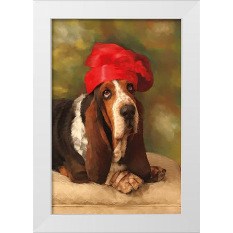 Lady Bass White Modern Wood Framed Art Print by Pahl, Janel