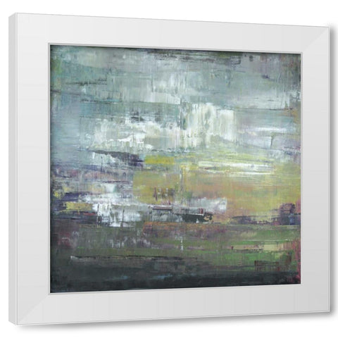 Shades Of White Modern Wood Framed Art Print by Shire, Martin