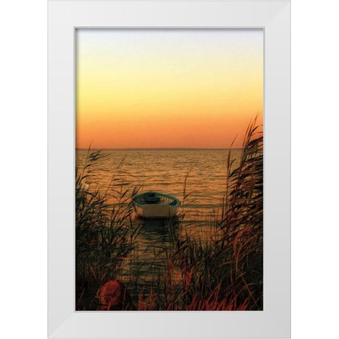 Solo White Modern Wood Framed Art Print by Szilagyi, Ily
