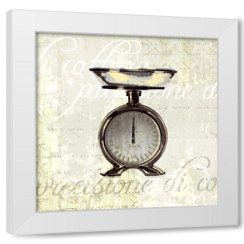 Kitchen Help III White Modern Wood Framed Art Print by Venter, Tandi