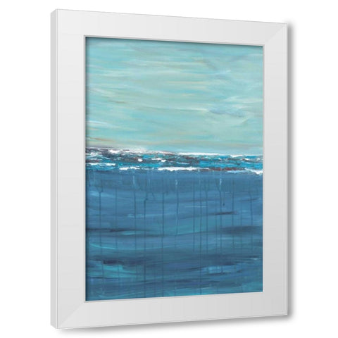 Keep Cool White Modern Wood Framed Art Print by Veysey, Sofia