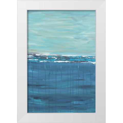Keep Cool White Modern Wood Framed Art Print by Veysey, Sofia