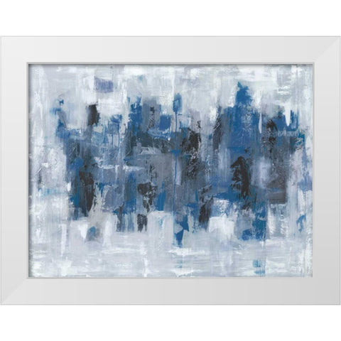 Midtown Moonlight White Modern Wood Framed Art Print by Bell, Emma