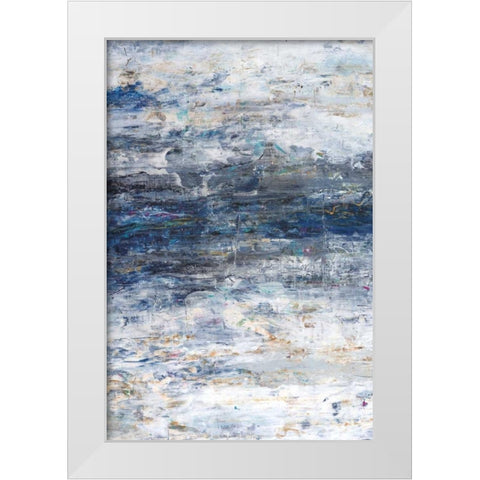 An Ocean Of Sky White Modern Wood Framed Art Print by Gutierrez, Hilario