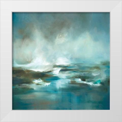 Breaking White Modern Wood Framed Art Print by Parent, Joanne