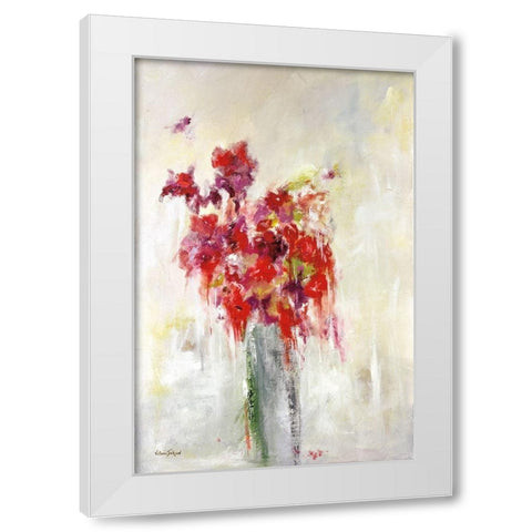 A Gift For You White Modern Wood Framed Art Print by Jackson, Victoria