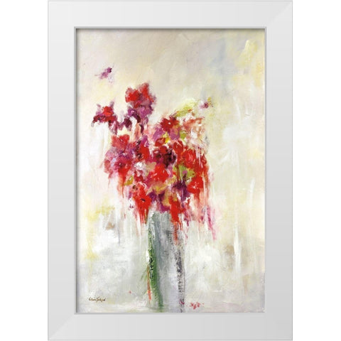 A Gift For You White Modern Wood Framed Art Print by Jackson, Victoria