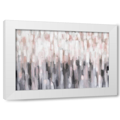 Blushing White Modern Wood Framed Art Print by Parker, Karen Lorena