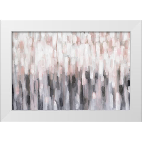 Blushing White Modern Wood Framed Art Print by Parker, Karen Lorena
