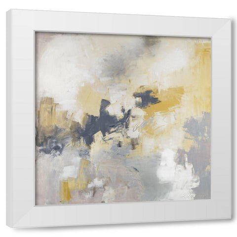 Sun Drenched White Modern Wood Framed Art Print by Ellens, Jacqueline