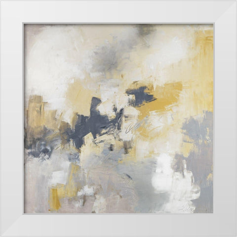 Sun Drenched White Modern Wood Framed Art Print by Ellens, Jacqueline