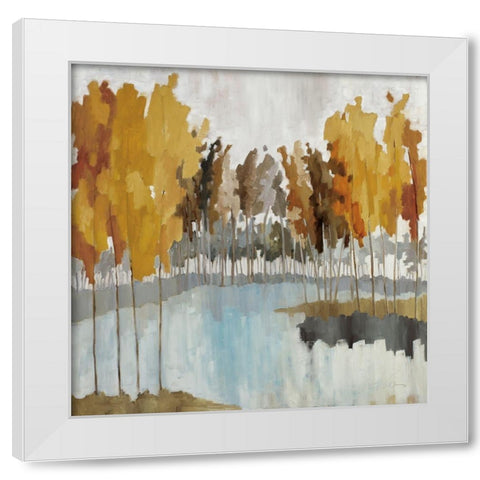 Wetlands White Modern Wood Framed Art Print by Ellens, Jacqueline
