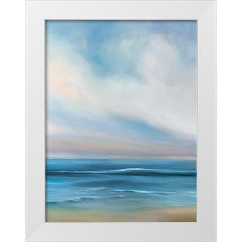 Cove Walk I White Modern Wood Framed Art Print by Parent, Joanne