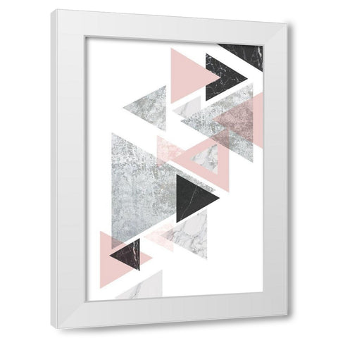 Gathering II White Modern Wood Framed Art Print by Alvarez, Genesis