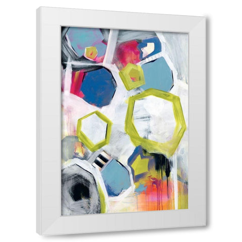 Unstoppable White Modern Wood Framed Art Print by Hawkins, Julie