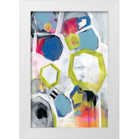 Unstoppable White Modern Wood Framed Art Print by Hawkins, Julie