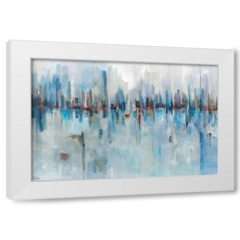 Panoramic Vision White Modern Wood Framed Art Print by Jackson, Victoria