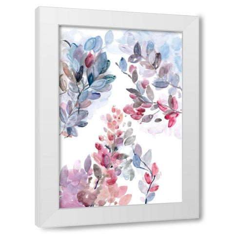 Spring Borough II White Modern Wood Framed Art Print by Meyers, Rebecca