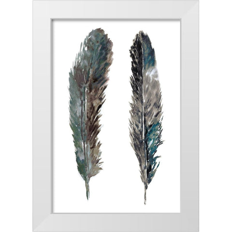 Standing Up I White Modern Wood Framed Art Print by Meyers, Rebecca