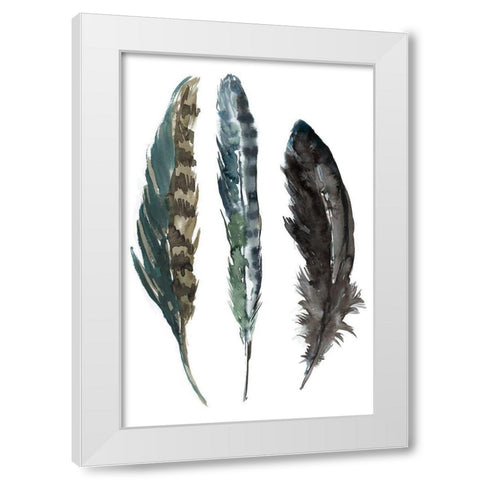 Standing Up II White Modern Wood Framed Art Print by Meyers, Rebecca