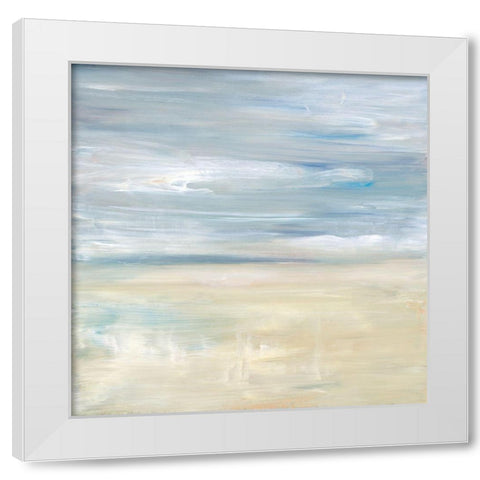 A Gentle Dawn Awakens White Modern Wood Framed Art Print by Ross, Heather