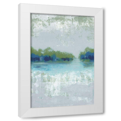 Misty View I White Modern Wood Framed Art Print by Vindedzis, Rita