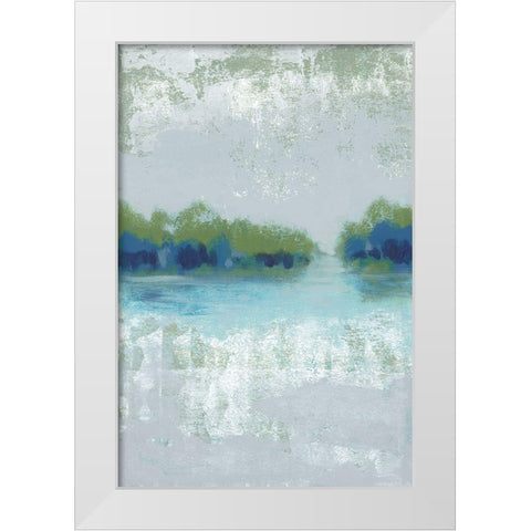 Misty View I White Modern Wood Framed Art Print by Vindedzis, Rita