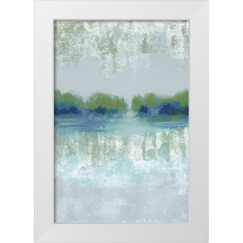 Misty View II White Modern Wood Framed Art Print by Vindedzis, Rita