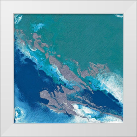 Araxie White Modern Wood Framed Art Print by Edwards, Brazen