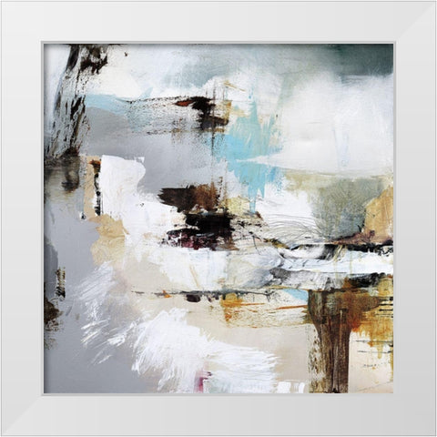 Day After I White Modern Wood Framed Art Print by Barnes, Natasha