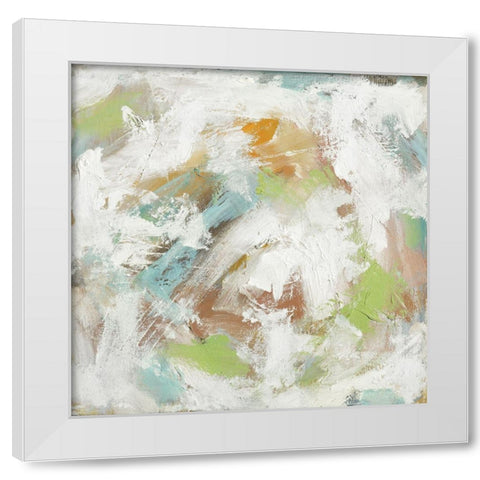 Confection II White Modern Wood Framed Art Print by Jacqueline, Ellens