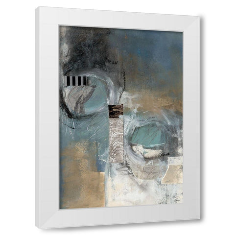 Protected II White Modern Wood Framed Art Print by Fields, Laurie